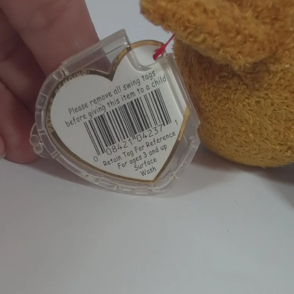 Ty Beanie Baby Vintage Fuzz Bear 1999